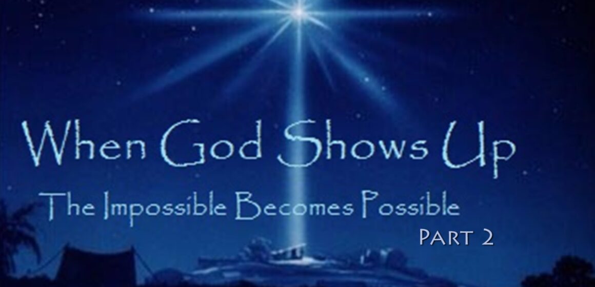 Practicing the Presence of God When God show up!