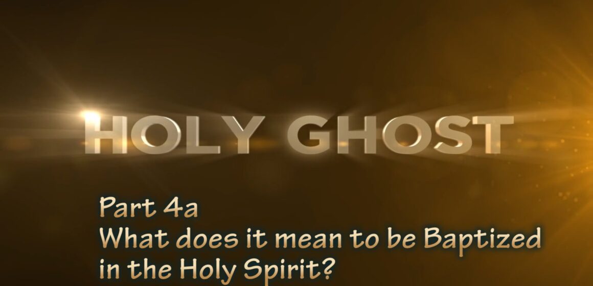 What does it mean to be baptized in the Holy Spirit