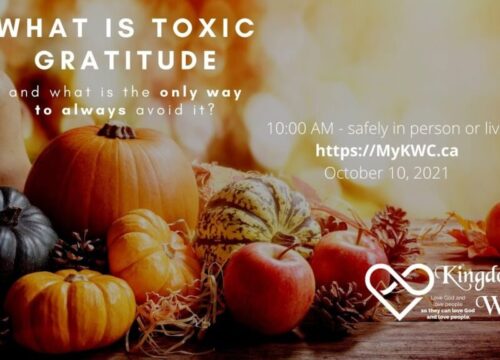What is toxic gratitude and what is the only way to always avoid it? – The Message