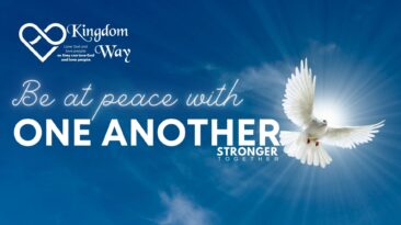 be at peace with one another